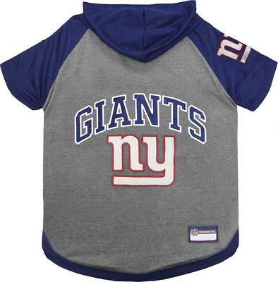 Show full view: Pets First Sport Team Dog & Cat Hoodie T-Shirt, New York Giants, X-Small slide 1 of 6