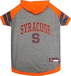 Pets First Sport Team Dog & Cat Hoodie T-Shirt, Syracuse, Large