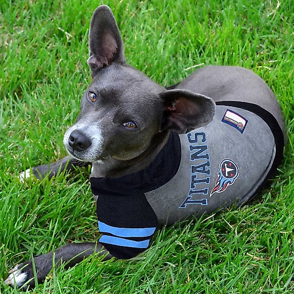 Show full view: Pets First Sport Team Dog & Cat Hoodie T-Shirt, Tennessee Titans, Medium slide 3 of 6