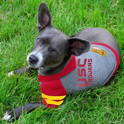 Show full view: Pets First Sport Team Dog & Cat Hoodie T-Shirt, USC, Small slide 3 of 5