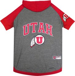 Pets First Sport Team Dog & Cat Hoodie T-Shirt, Utah, X-Small