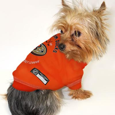 Show full view: Pets First Sport Team Dog & Cat T-Shirt, Anaheim Ducks, Small slide 3 of 7