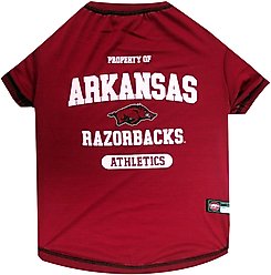 Pets First Sport Team Dog & Cat T-Shirt, Arkansas, X-Large