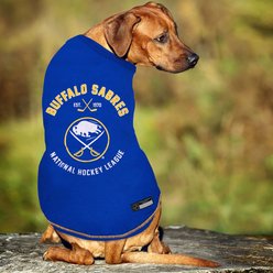 Pets First Sport Team Dog & Cat T-Shirt, Buffalo Sabres, Medium slide 2 of 5