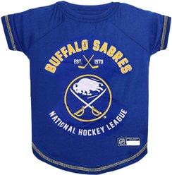 Pets First Sport Team Dog & Cat T-Shirt, Buffalo Sabres, X-Large