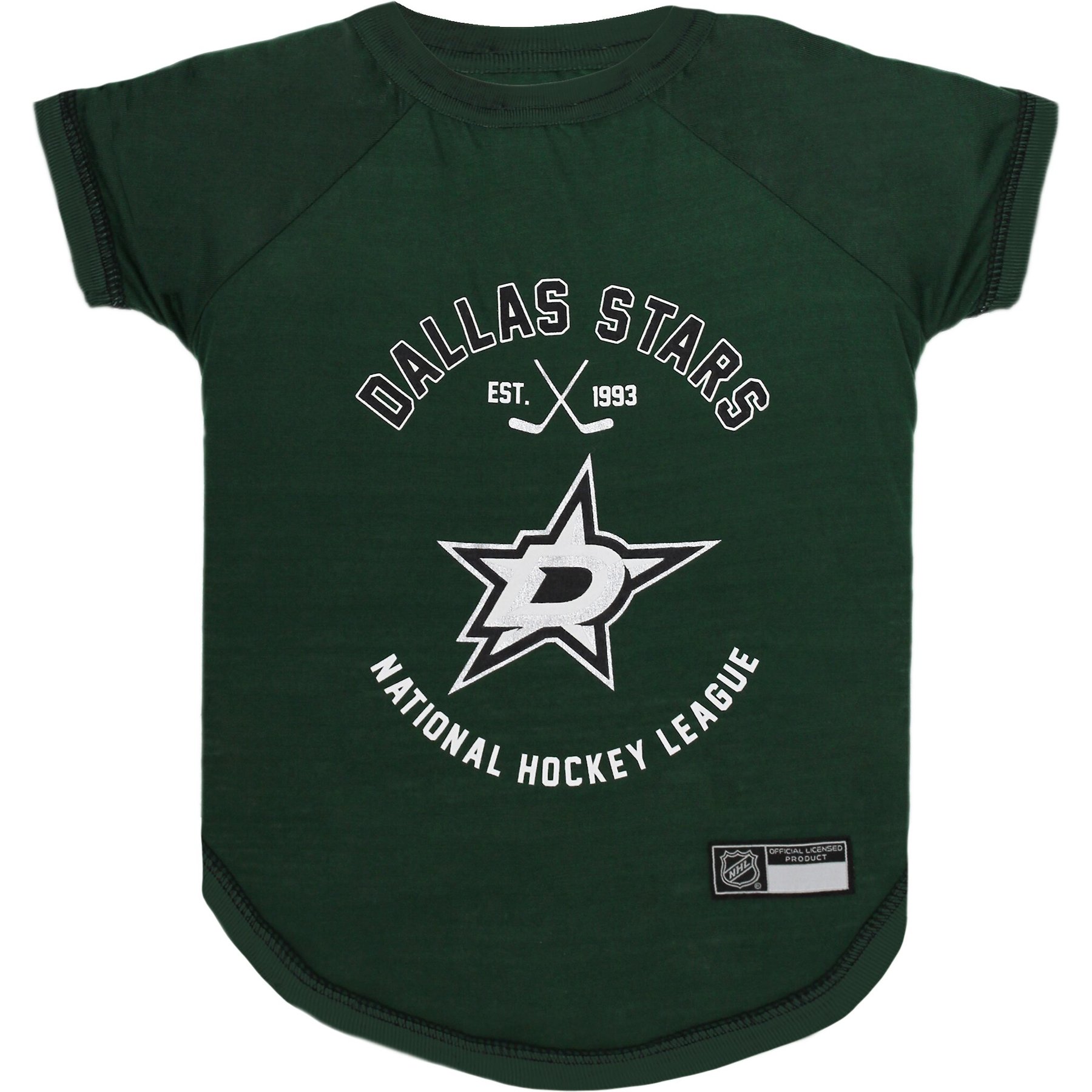 Pets First Sport Team Dog & Cat T-Shirt, Dallas Stars, X-Small