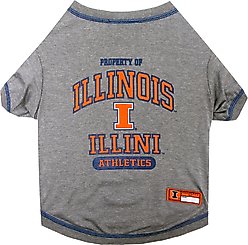 Pets First Sport Team Dog & Cat T-Shirt, Illinois, Medium