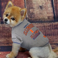 Pets First Sport Team Dog & Cat T-Shirt, Illinois, Small slide 2 of 5
