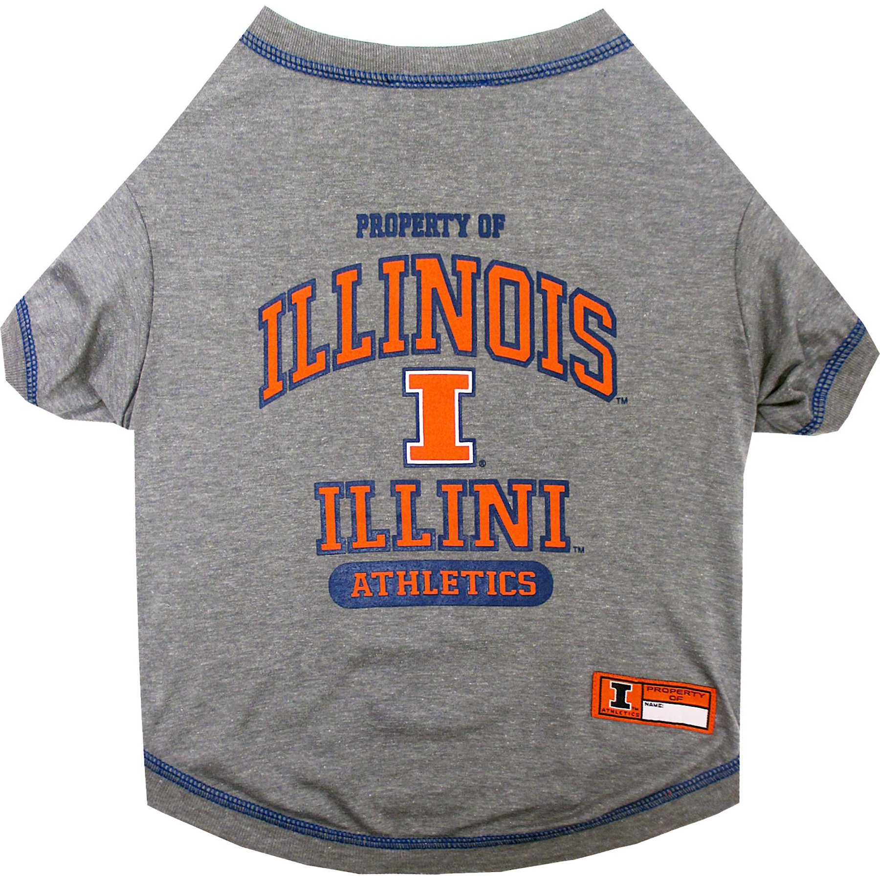 Pets First Sport Team Dog & Cat T-Shirt, Illinois, X-Small