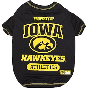 Pets First Sport Team Dog & Cat T-Shirt, Iowa, Small