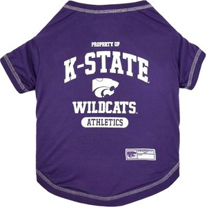 Pets First Sport Team Dog & Cat T-Shirt, Kansas State, Large