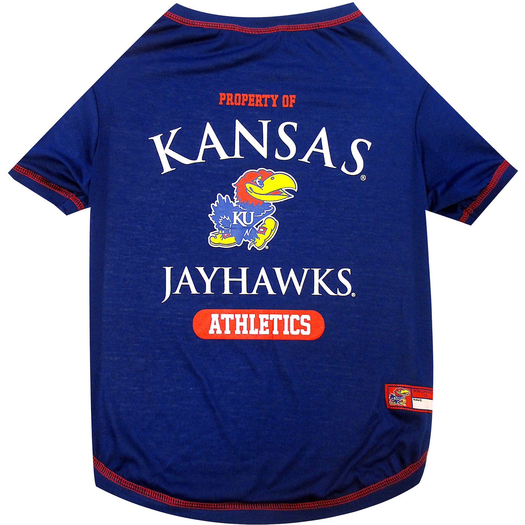 Pets First Sport Team Dog & Cat T-Shirt, Kansas, X-Small
