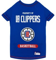 Pets First Sport Team Dog & Cat T-Shirt, La Clippers, Medium slide 1 of 5