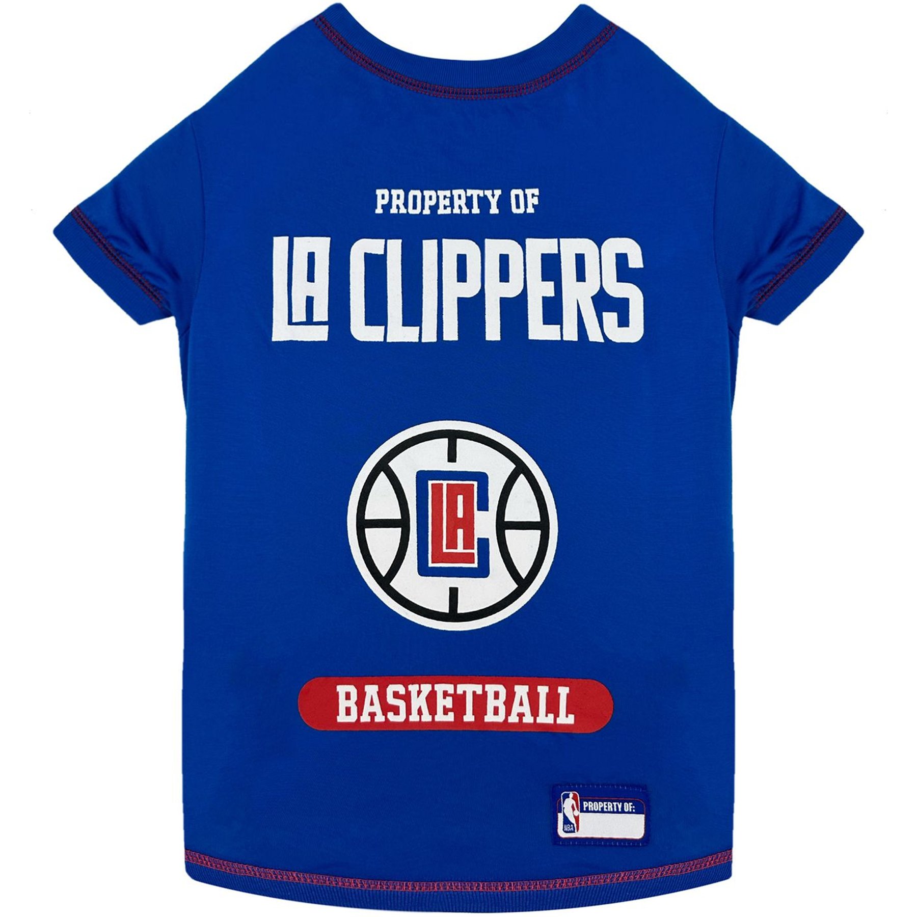 Pets First Sport Team Dog & Cat T-Shirt, La Clippers, X-Small