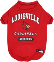 Pets First Sport Team Dog & Cat T-Shirt, Louisville, Medium