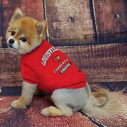 Pets First Sport Team Dog & Cat T-Shirt, Louisville, Small slide 2 of 5