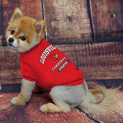 Show full view: Pets First Sport Team Dog & Cat T-Shirt, Louisville, X-Large slide 2 of 6