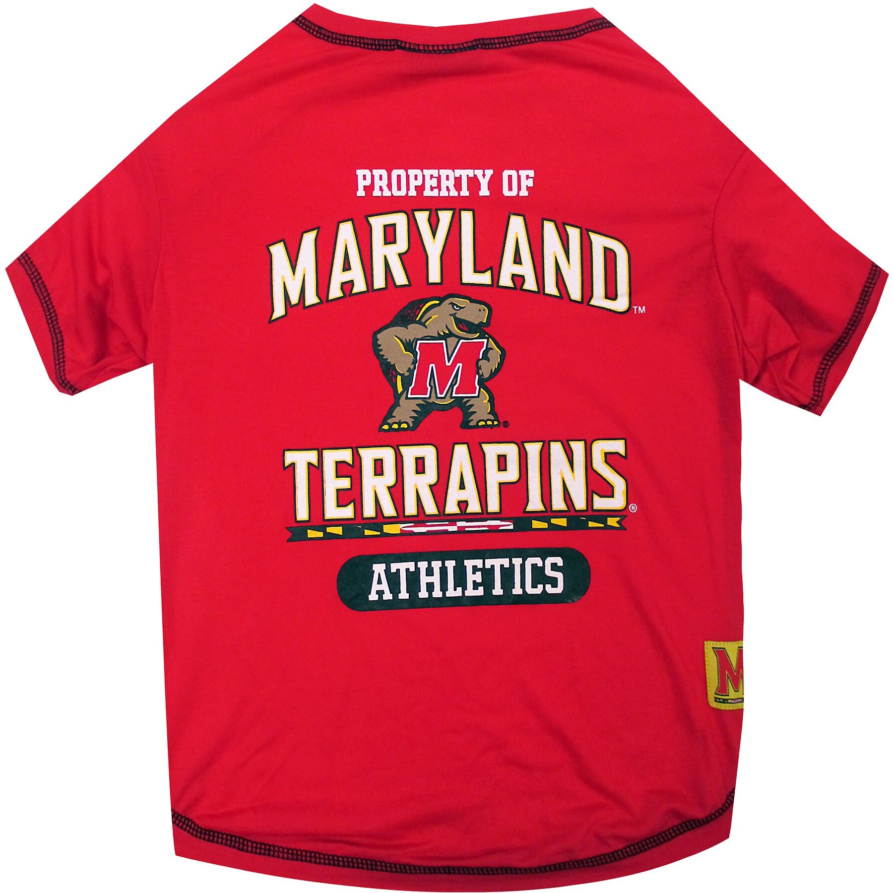 Pets First Sport Team Dog & Cat T-Shirt, Maryland, X-Small