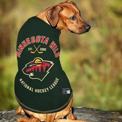 Show full view: Pets First Sport Team Dog & Cat T-Shirt, Minnesota Wild, Large slide 3 of 7