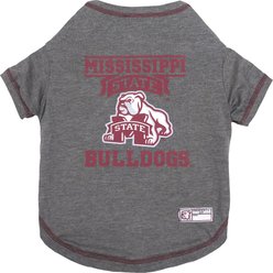 Pets First Sport Team Dog & Cat T-Shirt, Mississippi State, Large