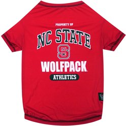Pets First Sport Team Dog & Cat T-Shirt, NC State, Medium slide 1 of 4