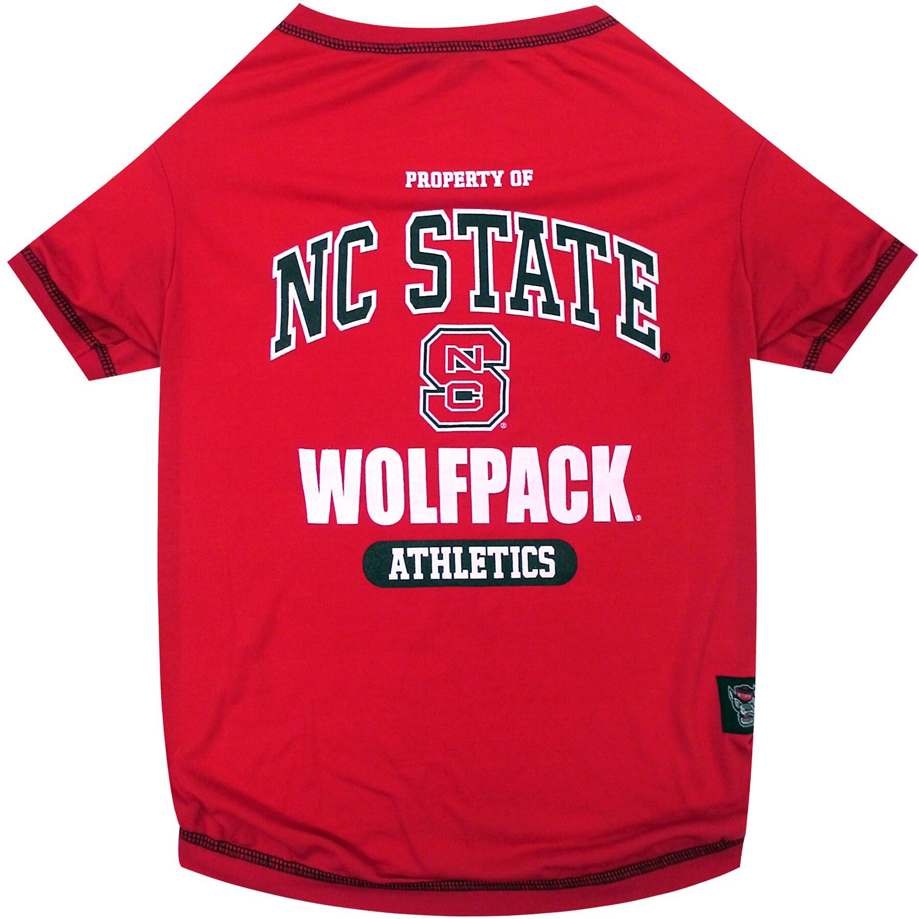 Pets First Sport Team Dog & Cat T-Shirt, NC State, X-Small