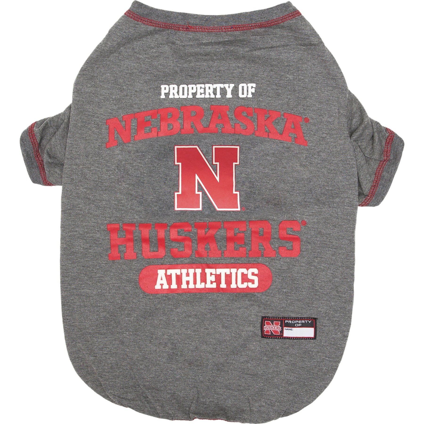 Pets First Sport Team Dog & Cat T-Shirt, Nebraska, Large