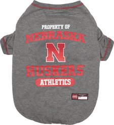 Pets First Sport Team Dog & Cat T-Shirt, Nebraska, Medium