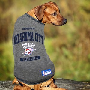 Pets First Sport Team Dog & Cat T-Shirt, OKC Thunder, Medium