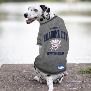 Pets First Sport Team Dog & Cat T-Shirt, OKC Thunder, Medium