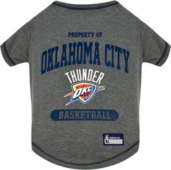 Pets First Sport Team Dog & Cat T-Shirt, OKC Thunder, X-Small