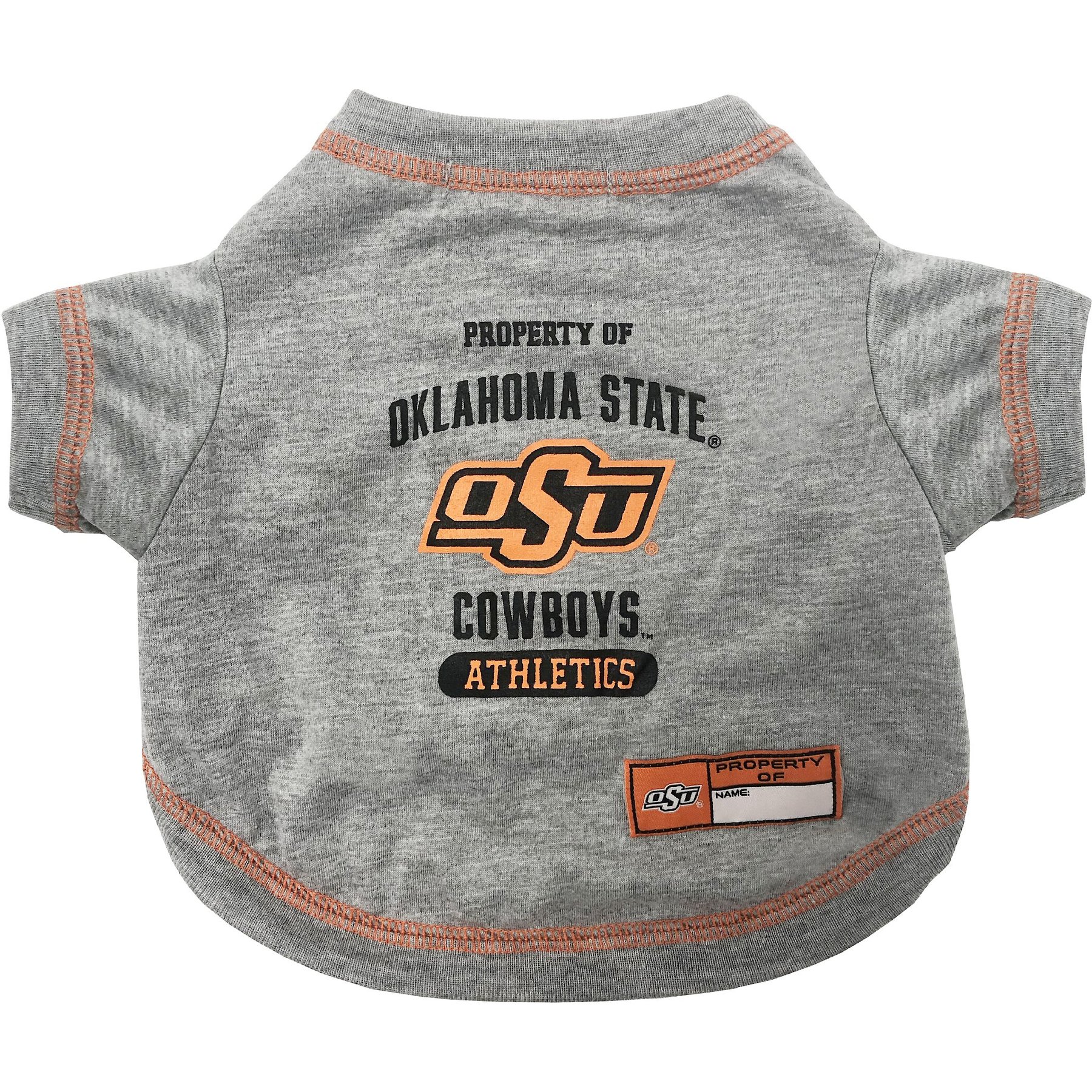 Pets First Sport Team Dog & Cat T-Shirt, Oklahoma State, Large