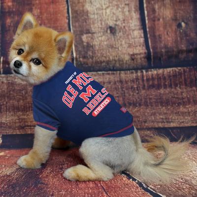 Show full view: Pets First Sport Team Dog & Cat T-Shirt, Ole Miss, X-Large slide 2 of 6