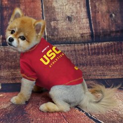 Pets First Sport Team Dog & Cat T-Shirt, USC, Medium slide 2 of 5