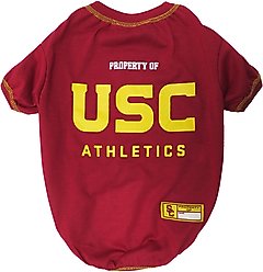 Pets First Sport Team Dog & Cat T-Shirt, USC, X-Large
