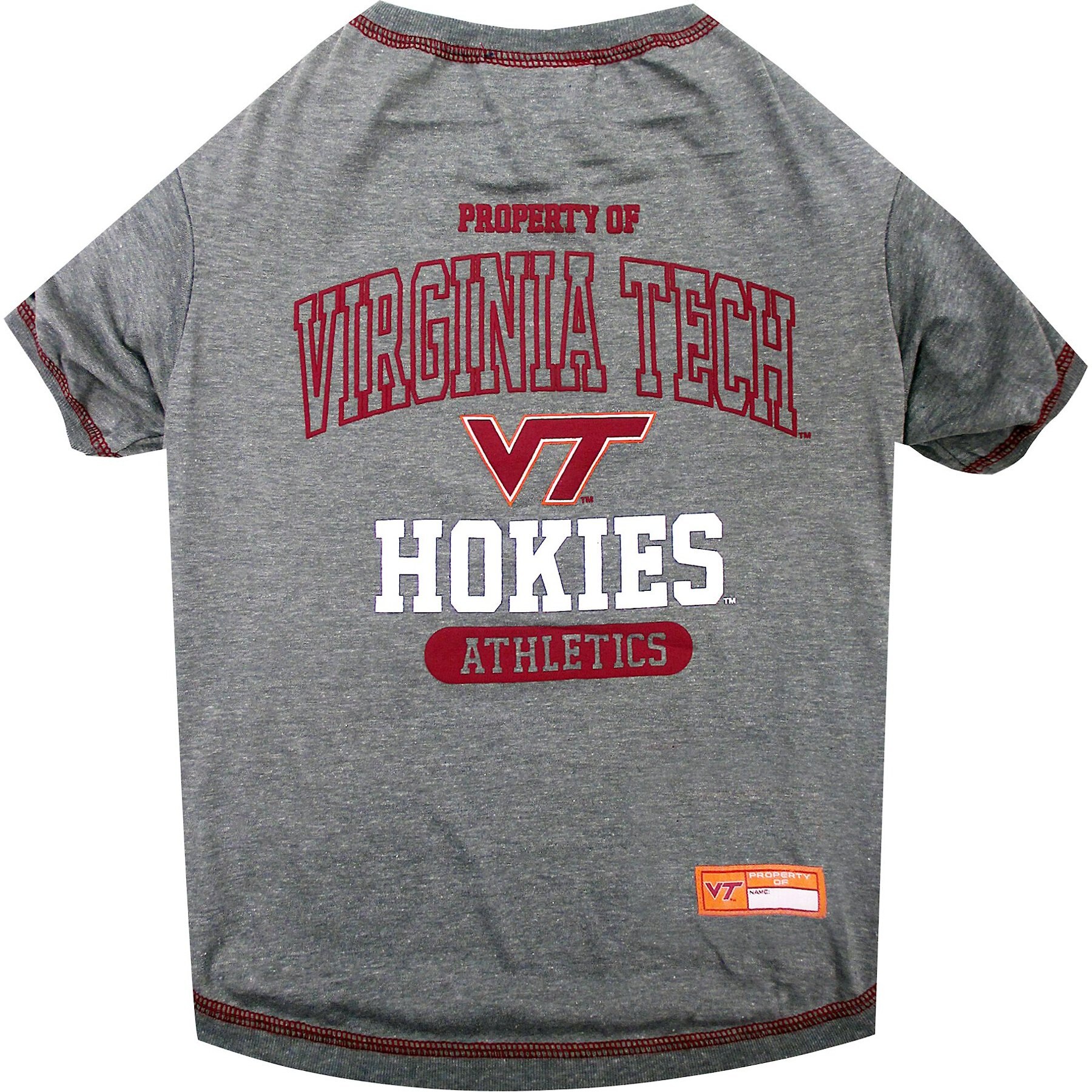 Pets First Sport Team Dog & Cat T-Shirt, Virginia Tech, Large