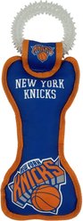 Pets First Squeaky Dental Dog Ring Toy, New York Knicks