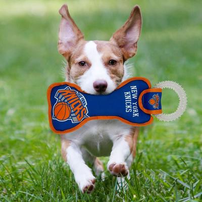 Show full view: Pets First Squeaky Dental Dog Ring Toy, New York Knicks slide 3 of 5
