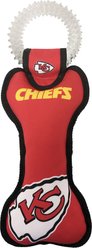 Pets First Squeaky Dental Dog Tug Toy, Kansas City Chiefs