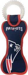 Pets First Squeaky Dental Dog Tug Toy, New England Patriots