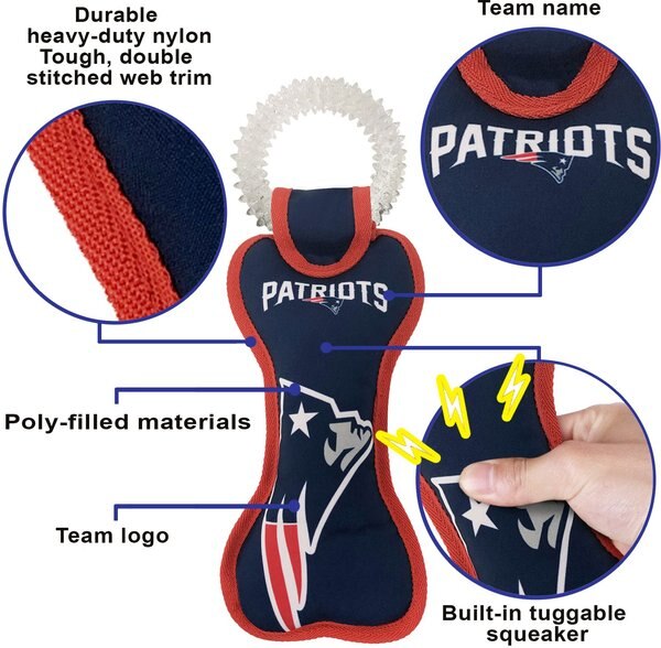 Pets First MLB Dental Tug Dog Toy