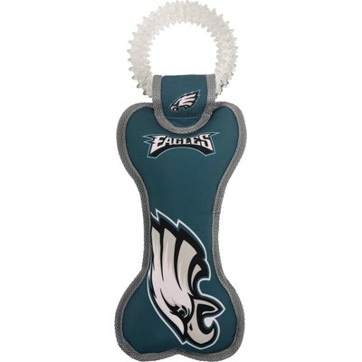 Pets First Pets First Squeaky Dental Dog Tug Toy, Philadelphia Eagles