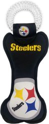 Pets First Squeaky Dental Dog Tug Toy, Pittsburgh Steelers