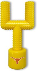 Pets First Texas Hard Nylon Goal Post Dog Chew Toy, Yellow