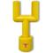 Show in main carousel: Pets First Texas Hard Nylon Goal Post Dog Chew Toy, Yellow slide 1 of 5