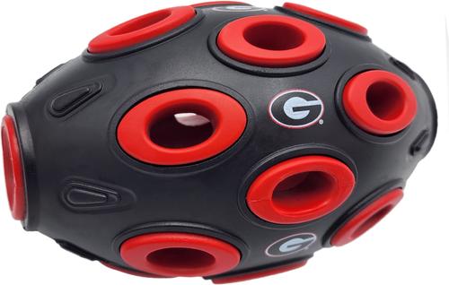 Show full view: Pets First Tough Treat Dispenser Dog Toy, Georgia slide 2 of 6