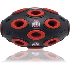 Pets First Tough Treat Dispenser Dog Toy, Ohio State