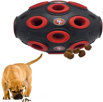 Show full view: Pets First Tough Treat Dispenser Dog Toy, San Francisco 49ers slide 5 of 6