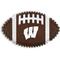 Show in main carousel: Pets First Wisconsin Hard Nylon Football Dog Chew Toy, Brown slide 1 of 5