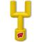 Show in main carousel: Pets First Wisconsin Hard Nylon Goal Post Dog Chew Toy, Yellow slide 1 of 5